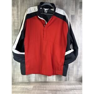 Footjoy Jacket Mens XL Dryjoys Tour XP Pullover Golf Quarter Zip Multicolor